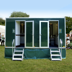 topflush luxury mobile toilet hire in Hampshire